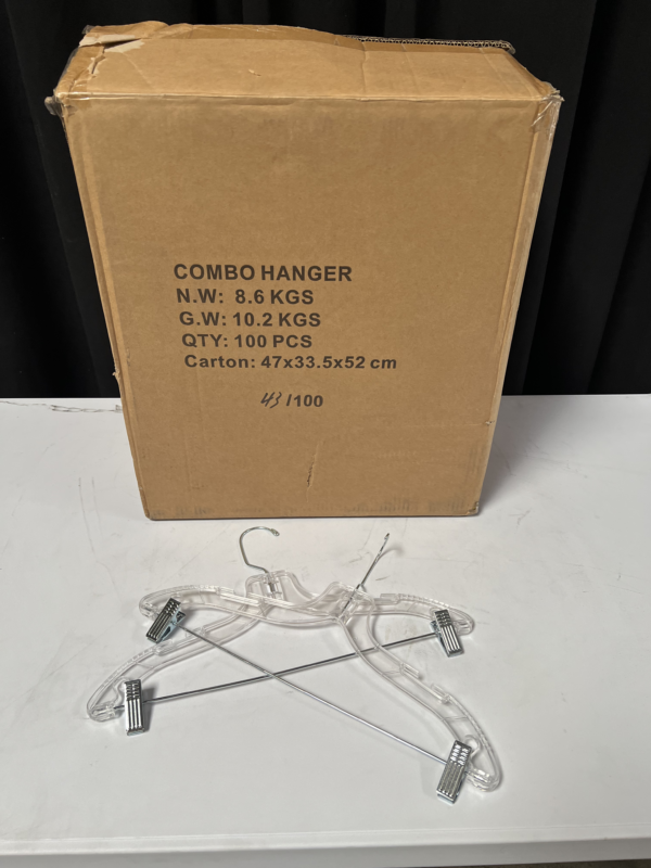 Combo Hanger Box of 100