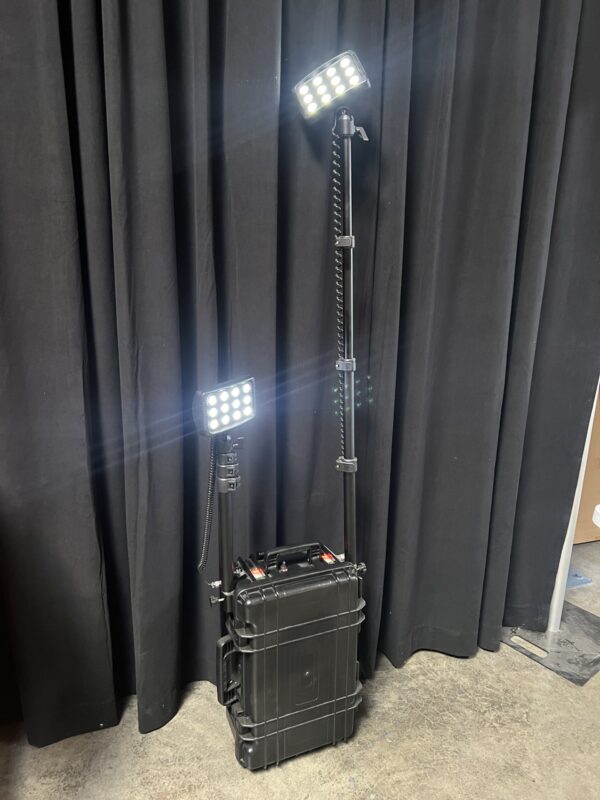 Work light - Battery Powered/Heavy Duty rolling Case